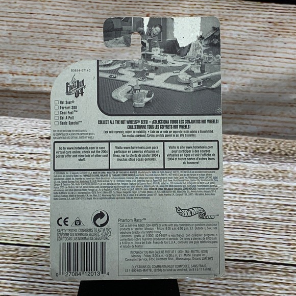 Hot Wheels Phantom Racer 2004 Final Run 1/5 Hot‎ Seat Diecast Car #133 - Picture 5 of 6